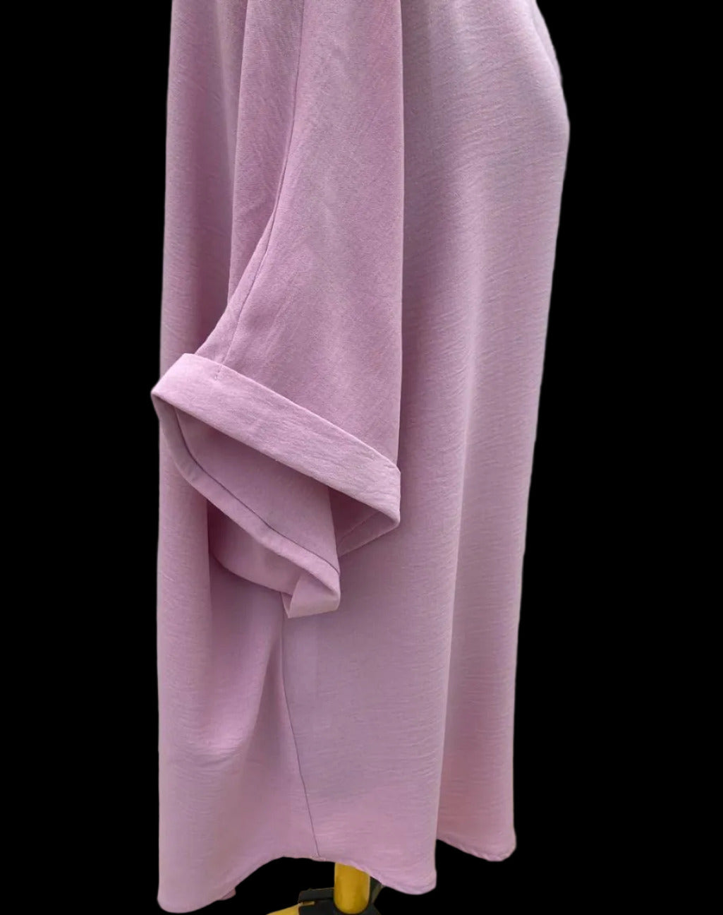 Pink tunic top for office to evening style
